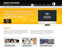 Tablet Screenshot of crawleywebdesign.org